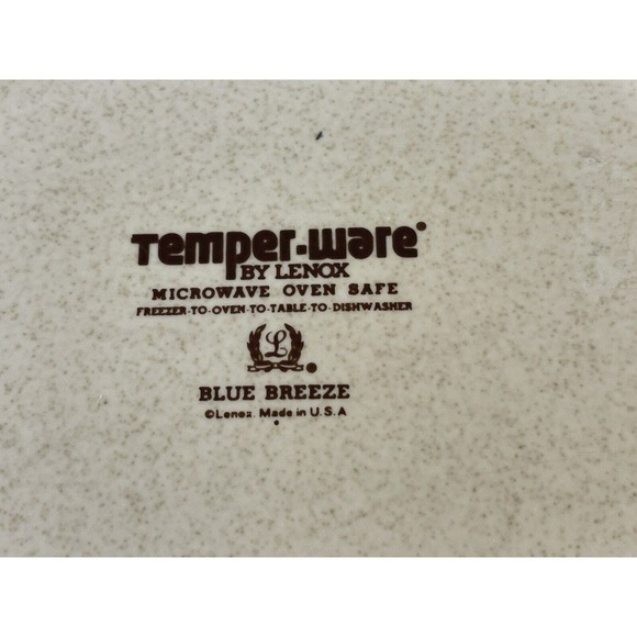 Lenox Temperware Oval‎ Blue Breeze Bowl- Excellent Condition - Picture 4 of 6